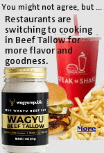 If you aren't familiar with it, beef tallow is a flavorful cooking fat made by�slowly rendering the fat off of any cut of a steer.�Once rendered, the tallow is left at room temperature to firm up and solidify into a butter-like texture. By the end of February 2025, all of Steak n Shake's more than 400 locations will be using 100% all-natural beef tallow to cook its iconic shoestring fries, joining Buffalo Wild Wings and other restaurants in using beef tallow.